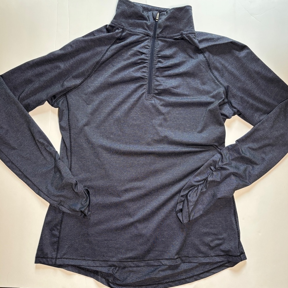 Champion Blue Striped Pullover Size Large‎
